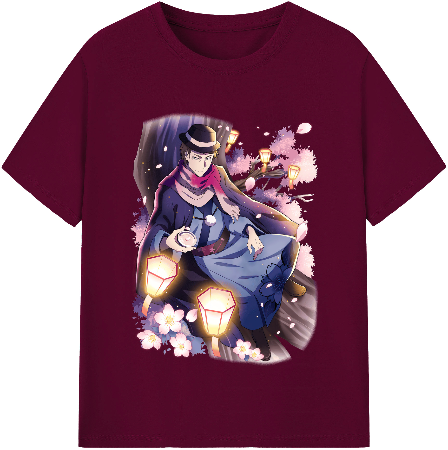 （画像用） 文豪ストレイドッグス Bungo Stray Dogs レディースカジュアルプリントTシャツ（綿100％）